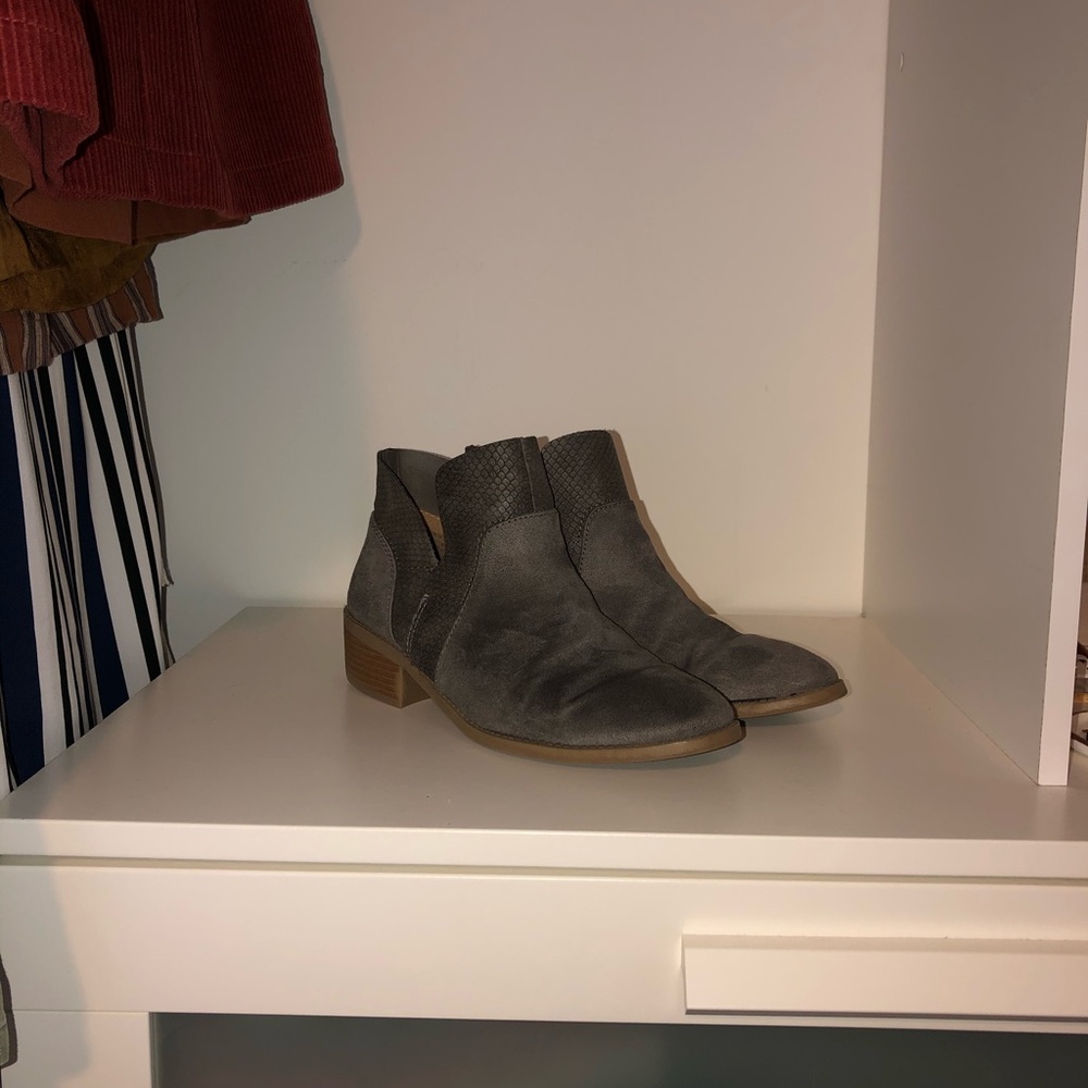 Gray Booties